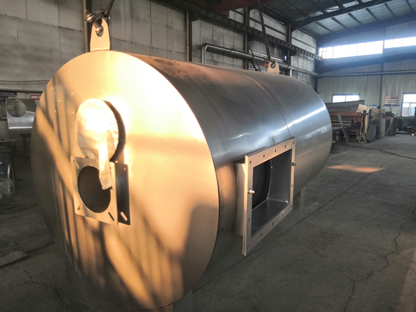 Direct fired hot blast stove